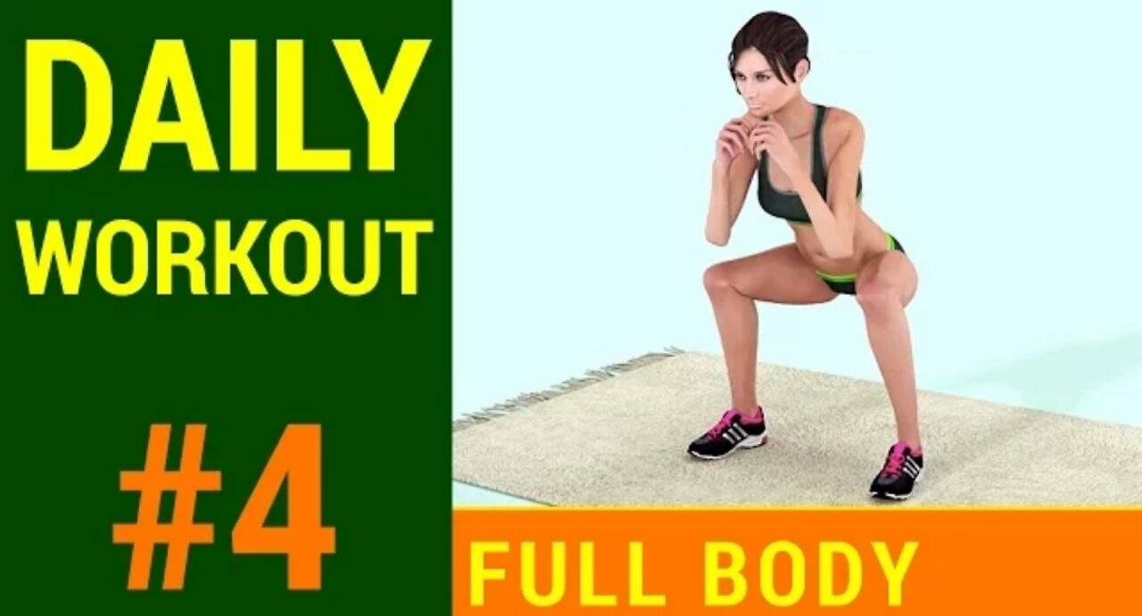 Daily Workout Routine#04: Full Body + Cardio