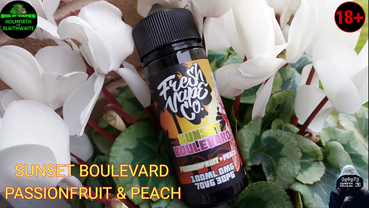 FRESH VAPE CO SUNSET BOULEVARD E-LIQUID REVIEW 🔞 #vapedistillery #freshvapeco #bigdvapes