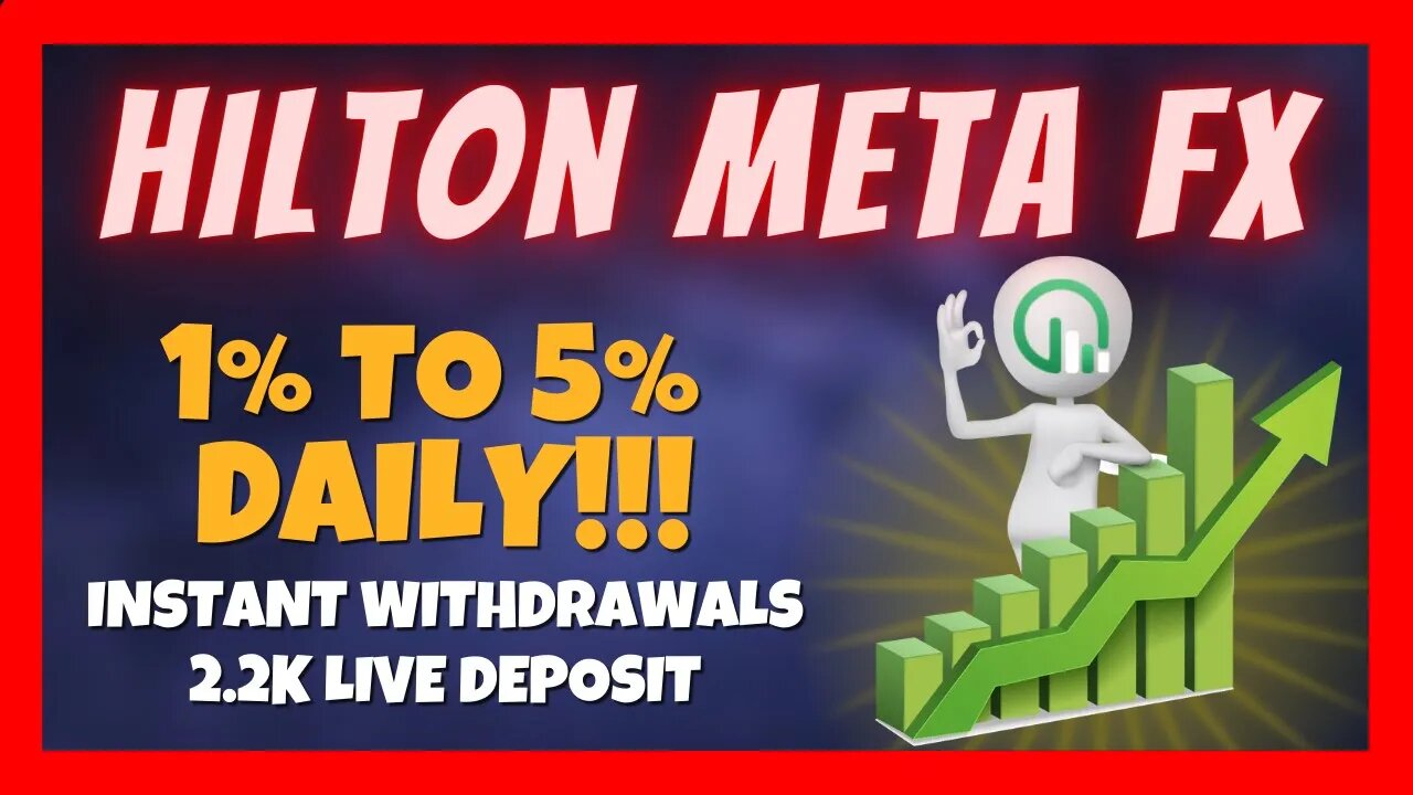 Hilton Meta FX Review 🚀 Up To 5% In Daily Profits 📈 Withdraw Capital & Profits Instantly ✅ Live 2