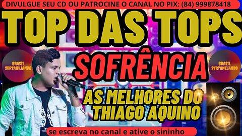 TOP DAS TOPS DA SOFRÊNCIA 2023 AS MELHORES DO THIAGO AQUINO 2023