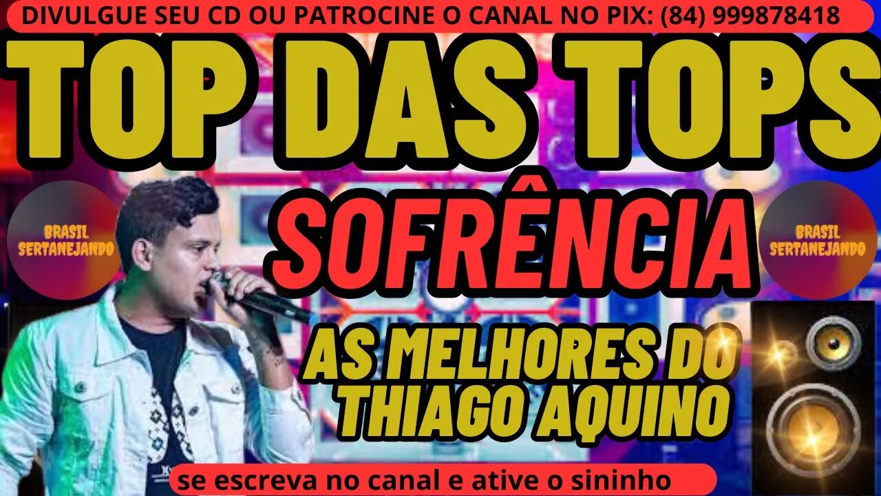 TOP DAS TOPS DA SOFRÊNCIA 2023 AS MELHORES DO THIAGO AQUINO 2023