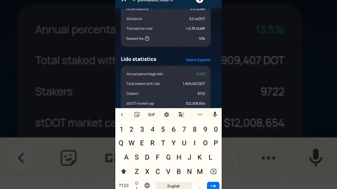 LIDO FINANCE POLKADOT STAKING REWARDS #lidofinance #polkadot #polkadotcoin #altcoin #stakingrewards