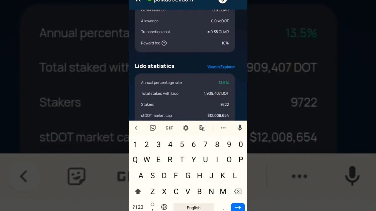LIDO FINANCE POLKADOT STAKING REWARDS #lidofinance #polkadot #polkadotcoin #altcoin #stakingrewards