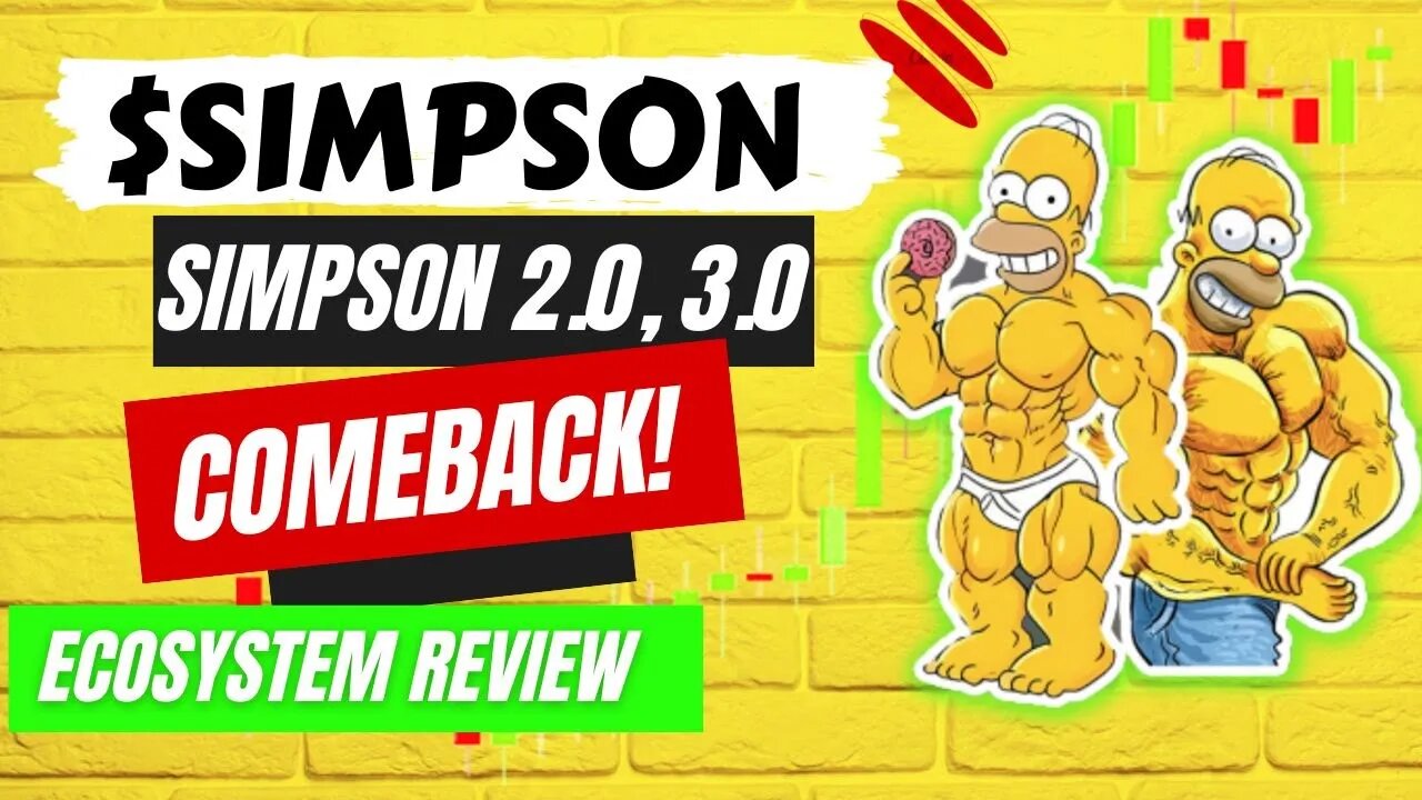 Revisiting Homer SIMPSON coin. Can Simpson 2.0 crypto 100X? Ecosystem Review