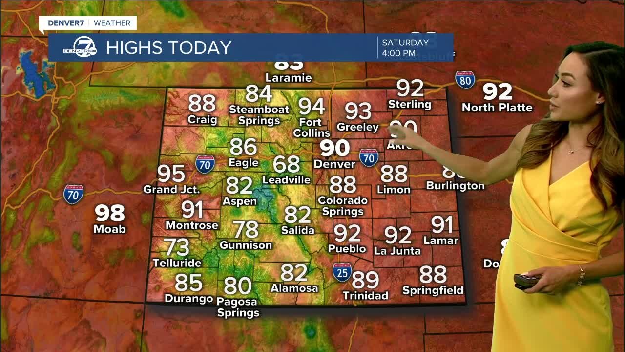 A warm weekend across Colorado