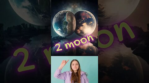 What If Had Two Moons part 1!#shorts #youtubeshorts #shortsfeed #viral #didyouknow #shortsvideo