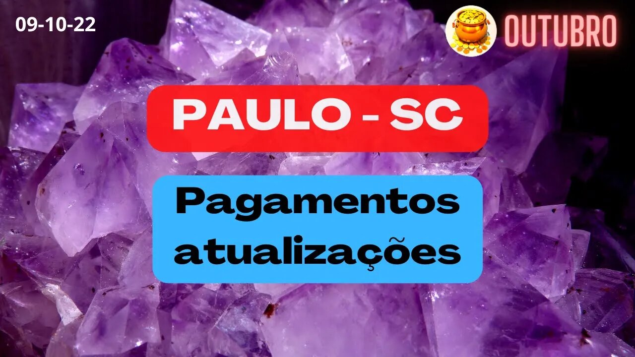 PAULO-SC Pagamentos Atualizações