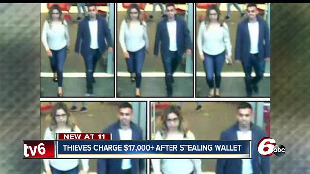 Thieves charge $17k after stealing woman's wallet from restaurant