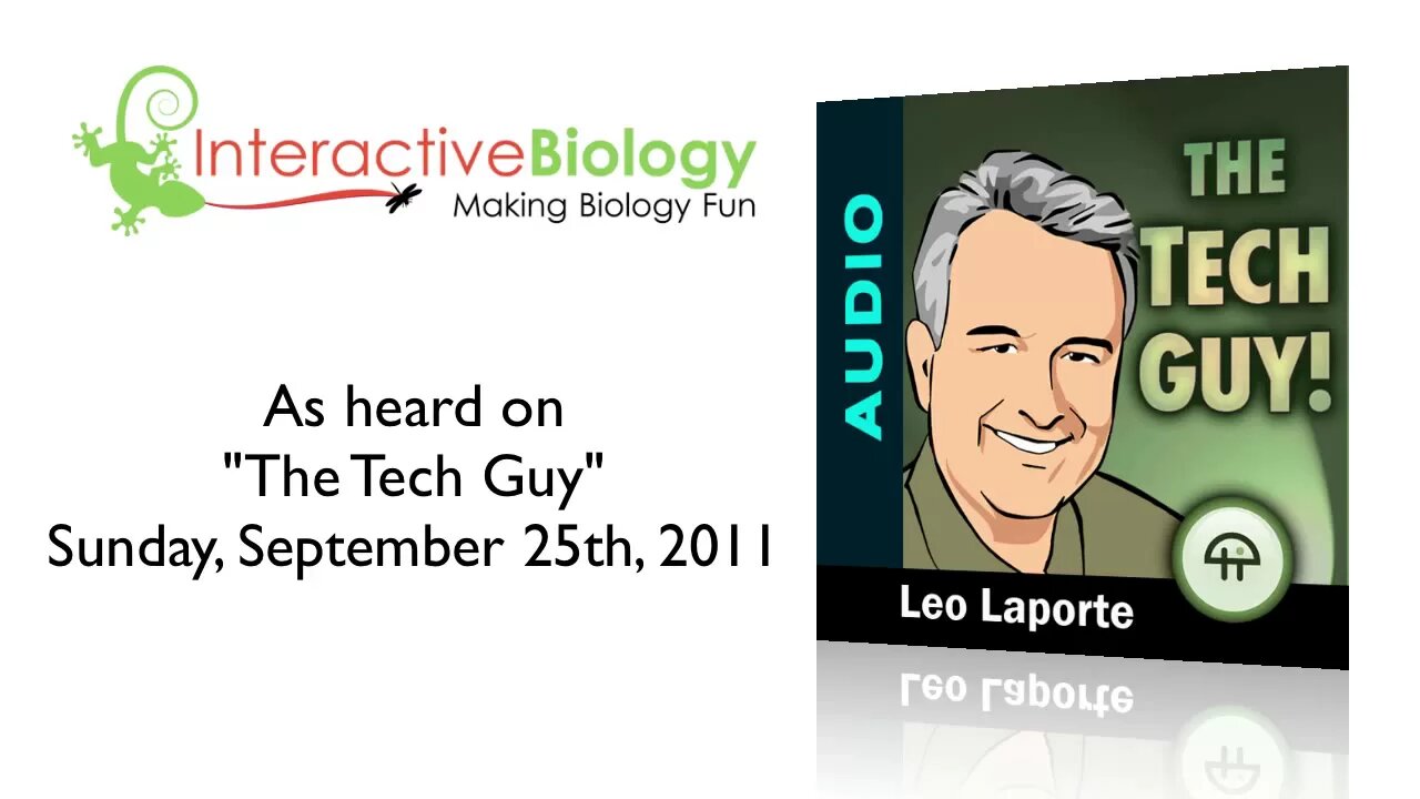 Interactive Biology On National Radio - Listen in