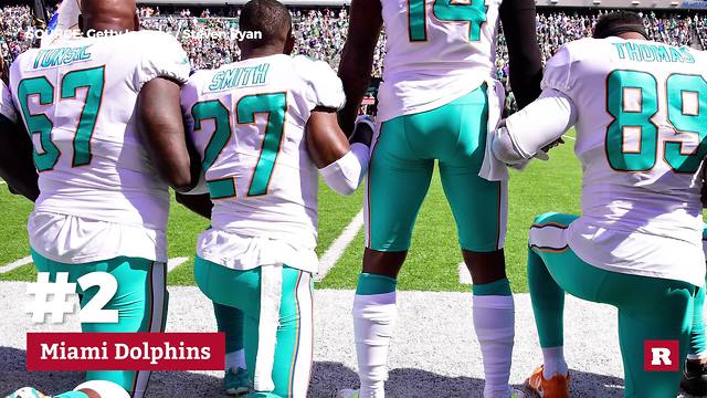 Top 5 NFL teams with kneeling players | Rare News