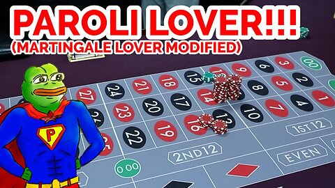 OUR FAVORITE SYSTEM MODIFIED!! "Paroli Lover" Roulette System Review