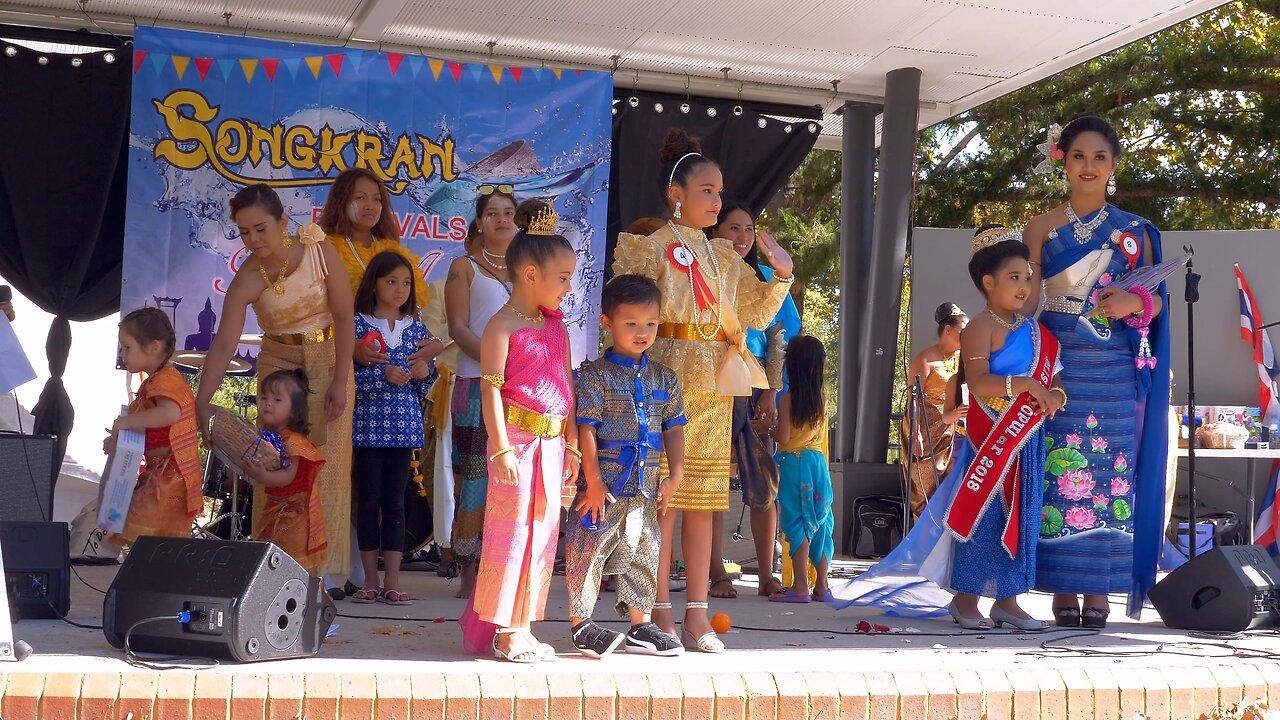 Miss Beauty Pageant Shines at Songkran Day Festival in Hyde Park Perth Australia