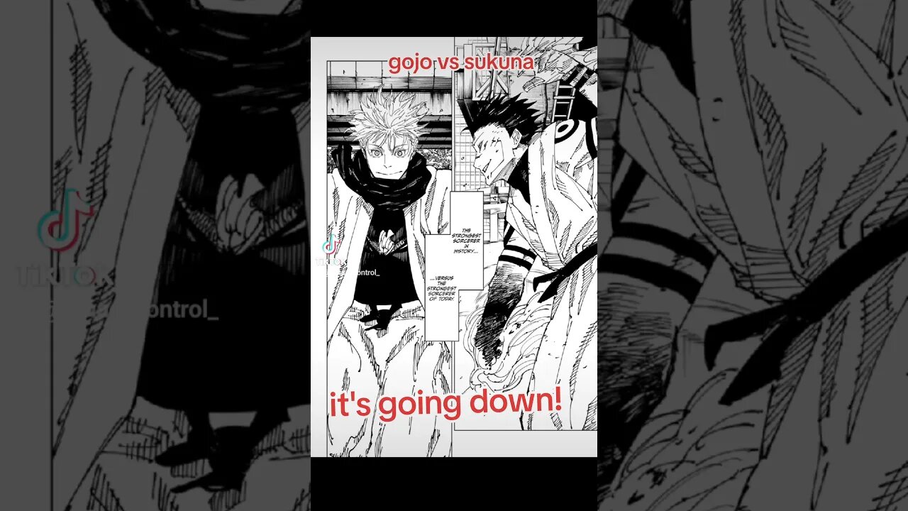 it's going down! #jjk #gojo #sukuna #manga