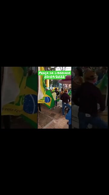07/09/2022 manifestação na praça da liberdade #bolsonaro #manifestação
