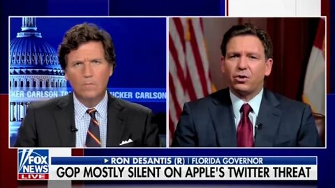 Desantis Apple Is Using Their Authority to Protect the CCP While Limiting Speech in America