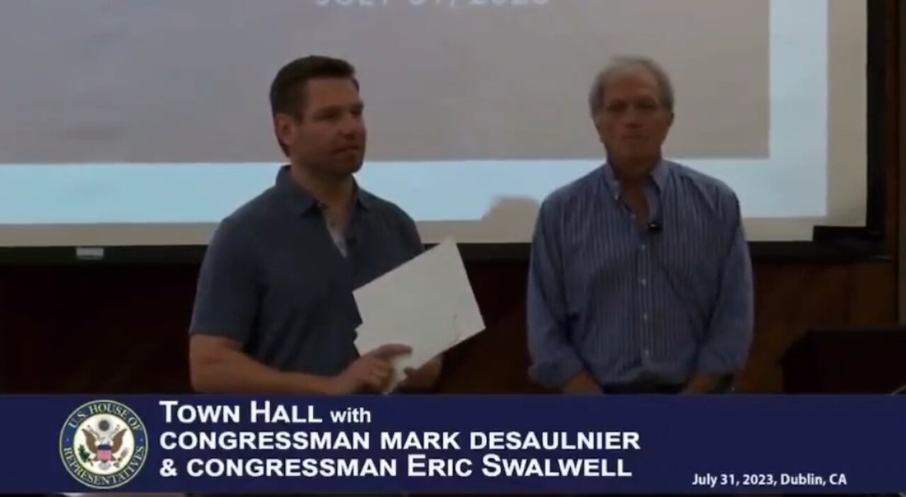 Eric Swalwell Gets HECKLED At Townhall