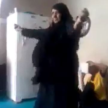 Old woman dancing - Traditional dance