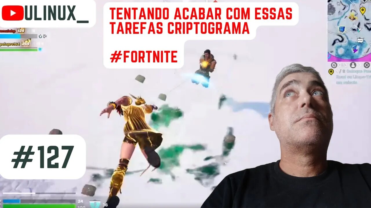 Tentando acabar com as tarefas criptograma #Fortnite