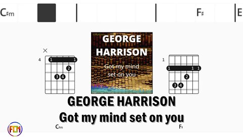 GEORGE HARRISON Got my mind set on you - FCN Guitar Chords & Lyrics HD