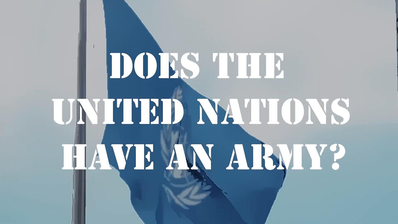 Does the UN have an army?