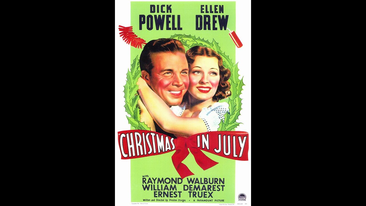 Christmas in July (1940) | Directed by Preston Sturges