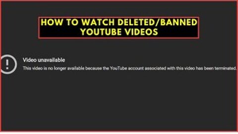 Recovering Banned or Removed Youtube Links