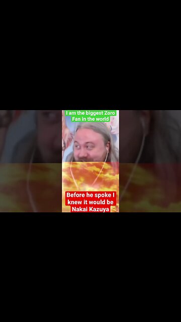 [ワンピース] 中井和哉 BIGGEST ZORO FAN IN THE WORLD I KNEW IT WOULD BE HIS VOICE #onepiece #shorts #anime