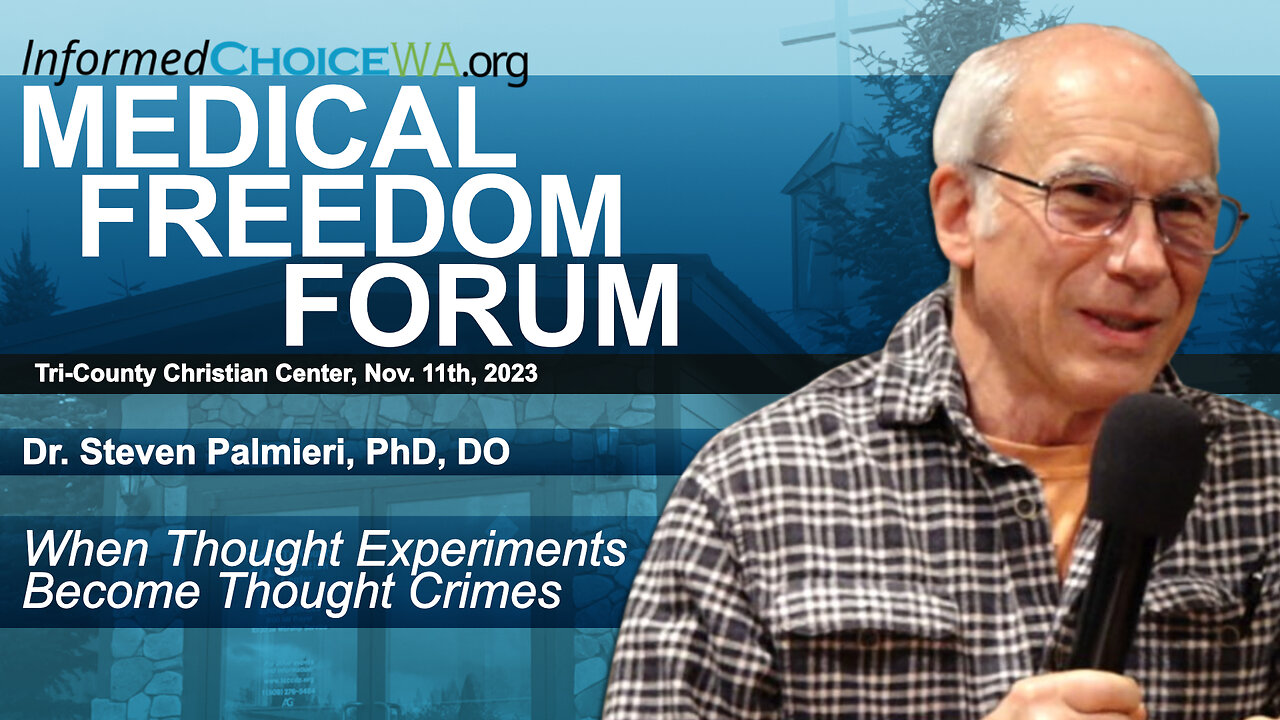 Dr. Steven Palmieri, PhD, DO at Medical Freedom Forum Nov. 11, 2023