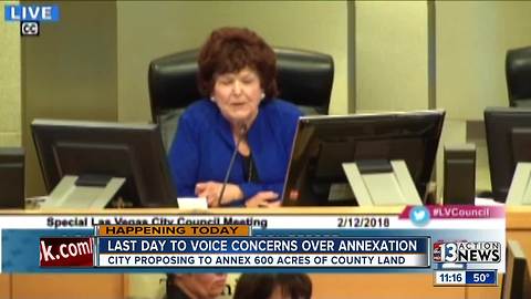 Last day for locals to voice concerns over annexation