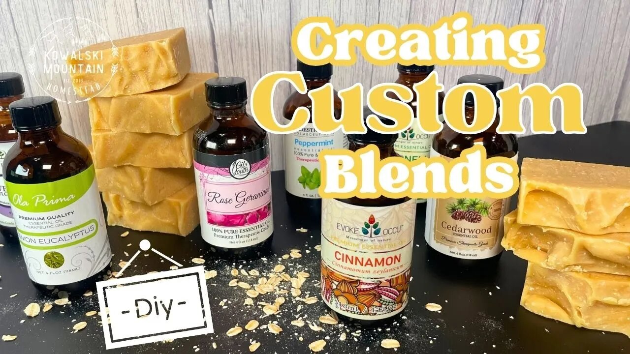 Custom Essential Oil Blends for Soap Making | Proven Tick Repelling Soap | DIY Blends