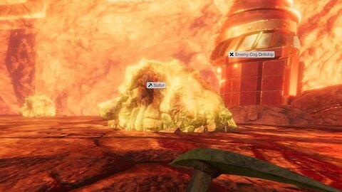 Searching for Crystal & Destroying the Enemy Drill - Volcanoid
