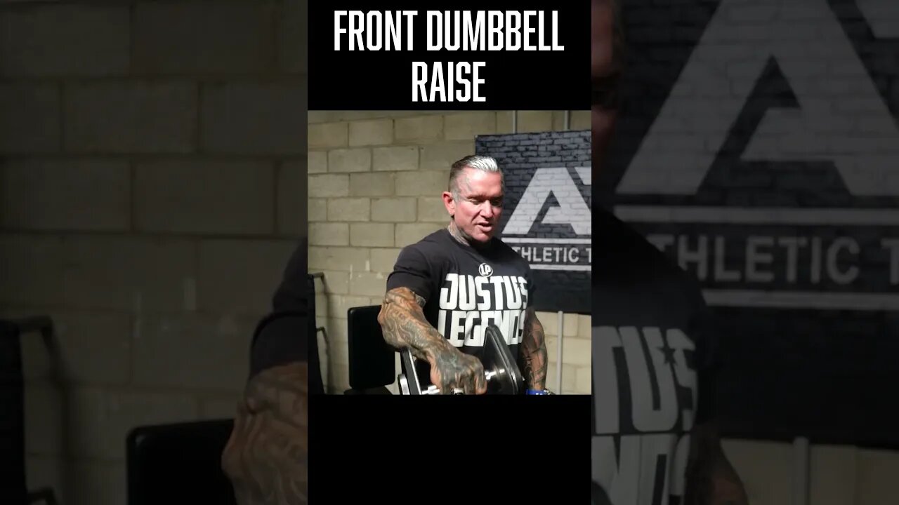 LEE PRIEST: Front Deltoid Training Tips #shorts