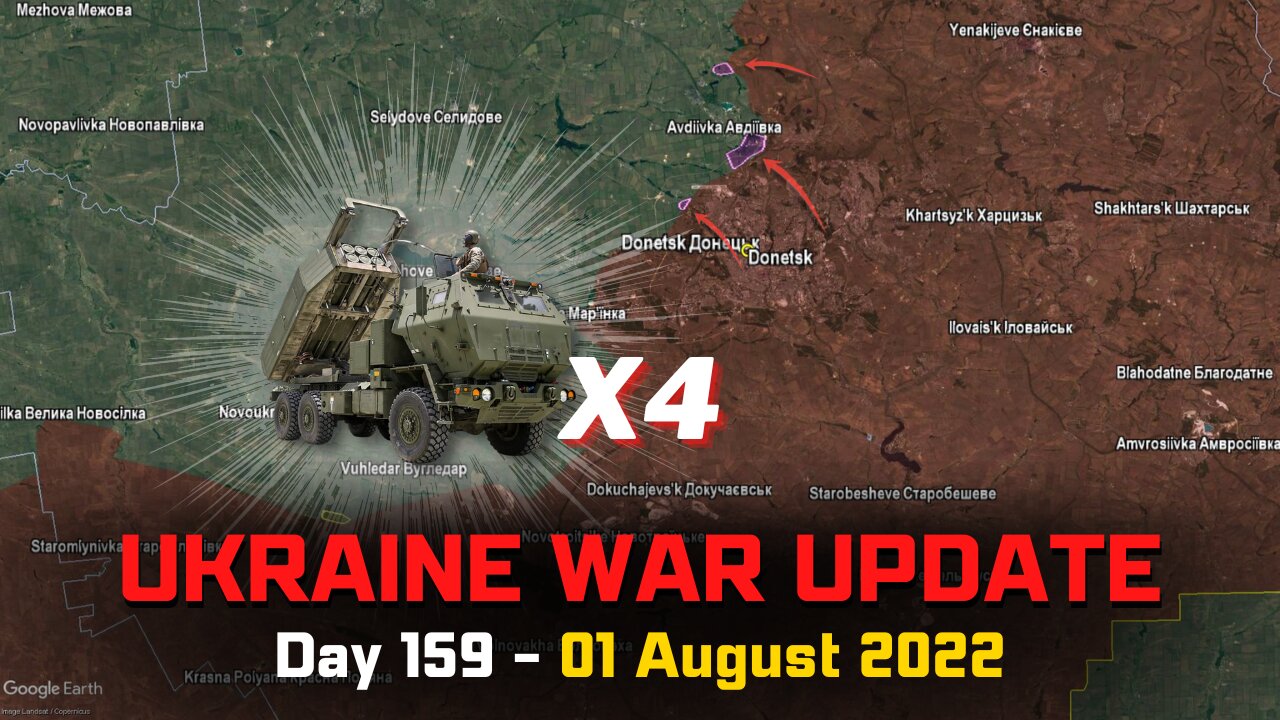 Ukraine War Update [01 August] - x4 more HIMARS for Ukraine as Russia focuses on Donetsk Front