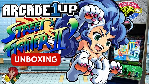 Arcade1Up Street Fighter II Champion Edition Big Blue Arcade Machine unboxing and review