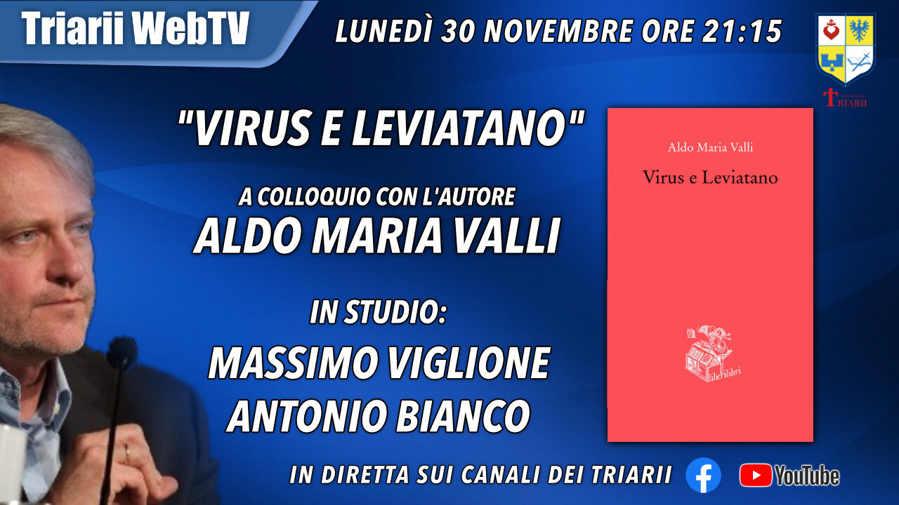 VIRUS E LEVIATANO, A COLLOQUIO CON L’AUTORE ALDO MARIA VALLI