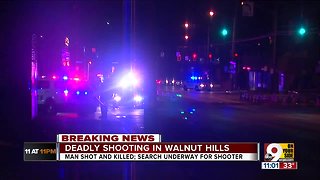 Deadly shooting in Walnut Hills