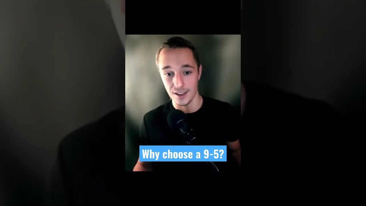 Why have you chosen a 9-5? #finance #entrepreneur #realestatefinance #podcast #becomerich #wealth