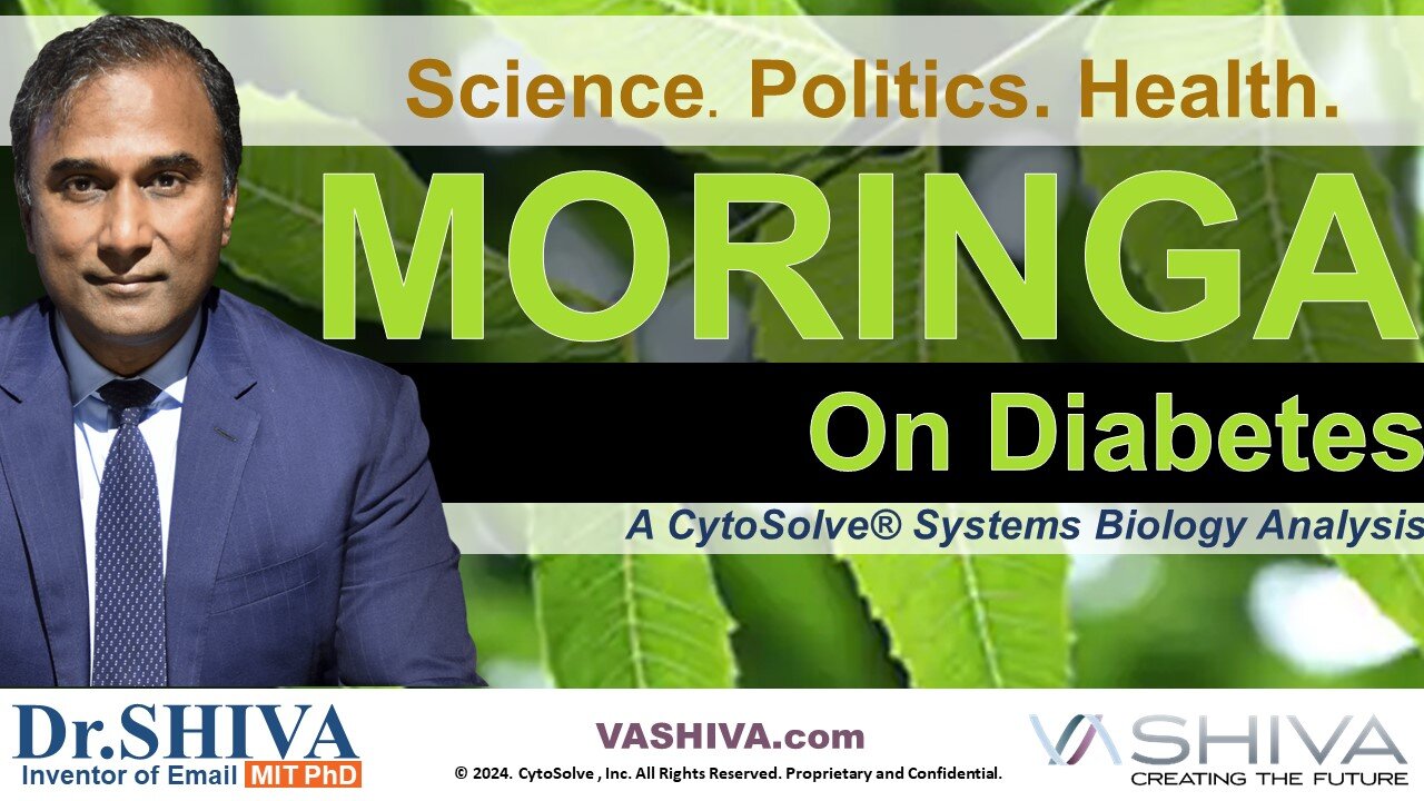 Dr.SHIVA™ LIVE: Moringa on Diabetes @CytoSolve Systems Analysis