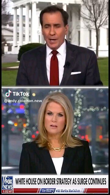 WH spokesmen Kirby has no answers for the border.