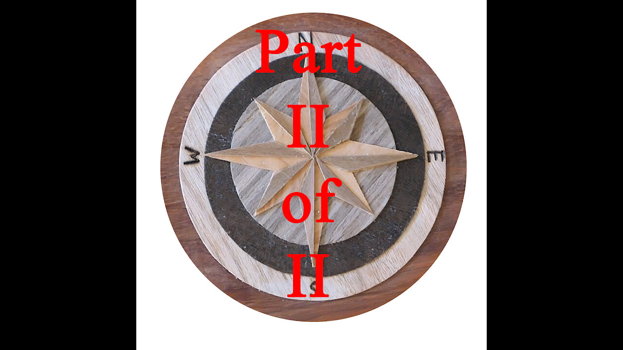 How to Make a Wooden Rose Compass part 2 of 2