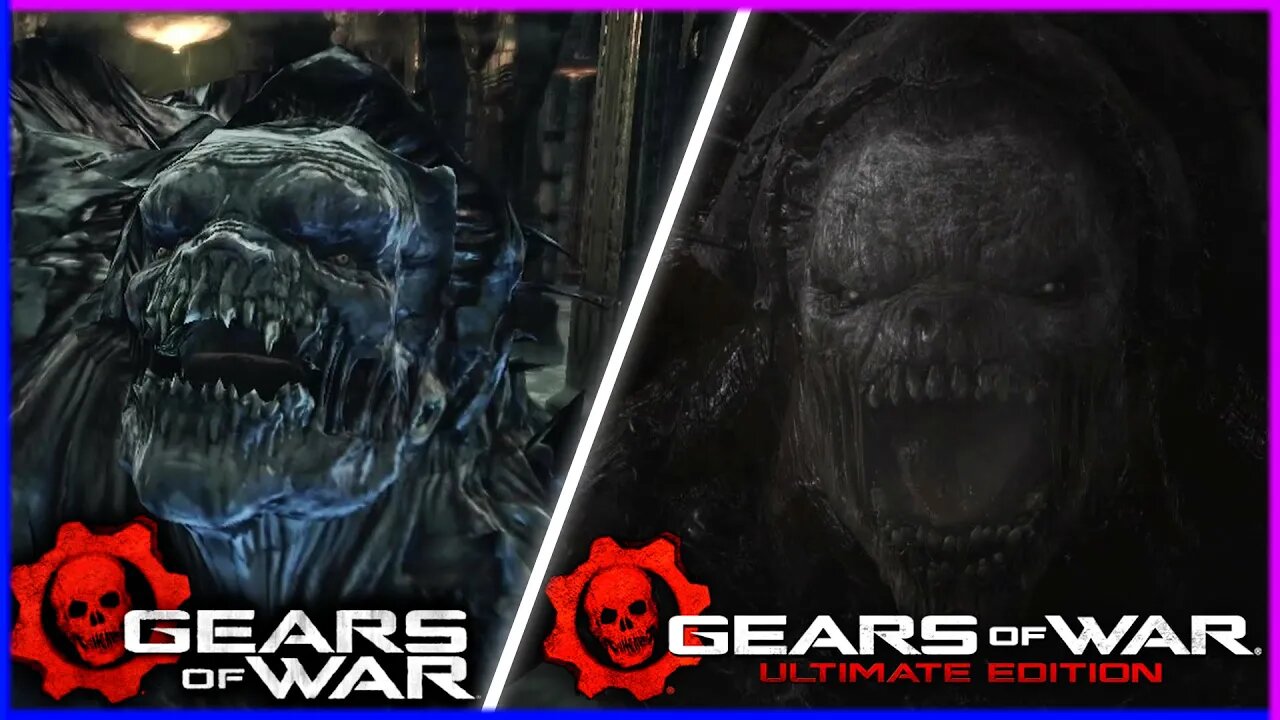 Berserker Scene Gears of War Compared to Gears of War: UE