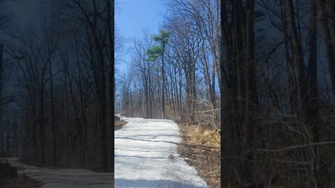 A Snowy Hike on the First Day of Spring