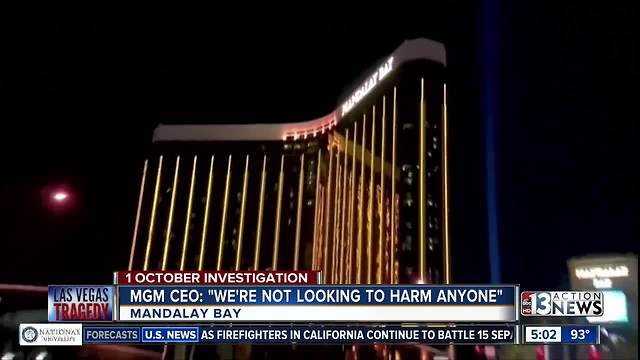 MGM CEO: "We're not looking to harm anyone"