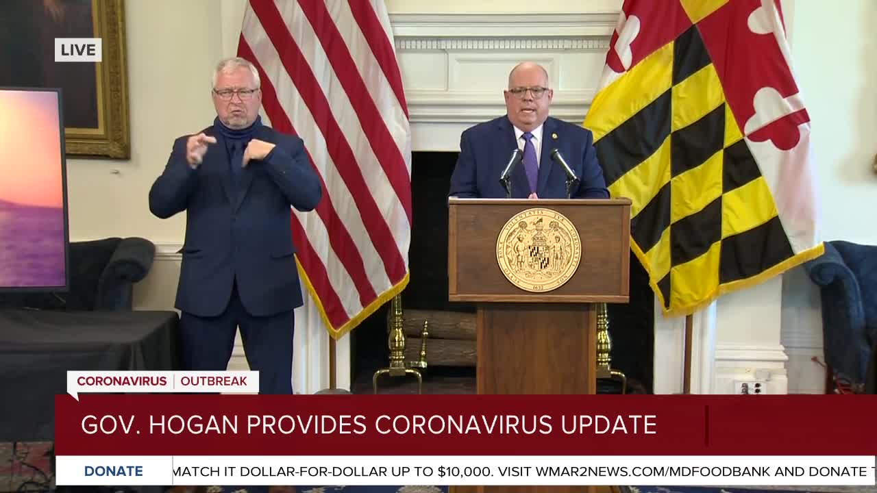 Gov. Hogan: Restaurants can resume outdoor dining, outdoor activities can resume beginning Friday