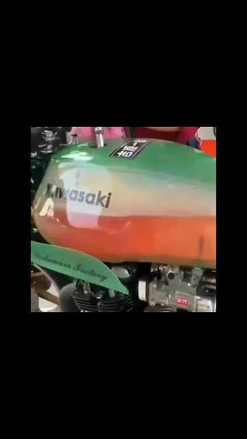 Kawasaki Transparent Petrol Tank! #motorium #ytshorts #shorts #vehicles #luxuryvehicles #bikes