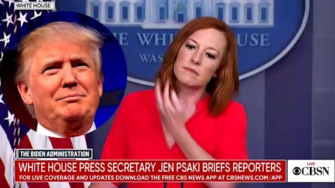 Jen Psaki Calls President Trump "The Other Guy"