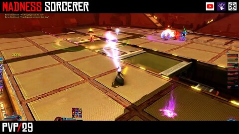 SWTOR 7.0 PvP | Level 80 Lightning Sorcerer | Quesh Huttball Pit [3070ti + i7] #SWTOR