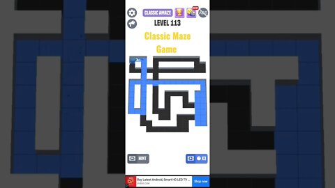 Classic Maze Game Level 113. #shorts