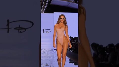 When Tika Camaj walks the bikini fashion stage #shorts #miamiswimweek #shift
