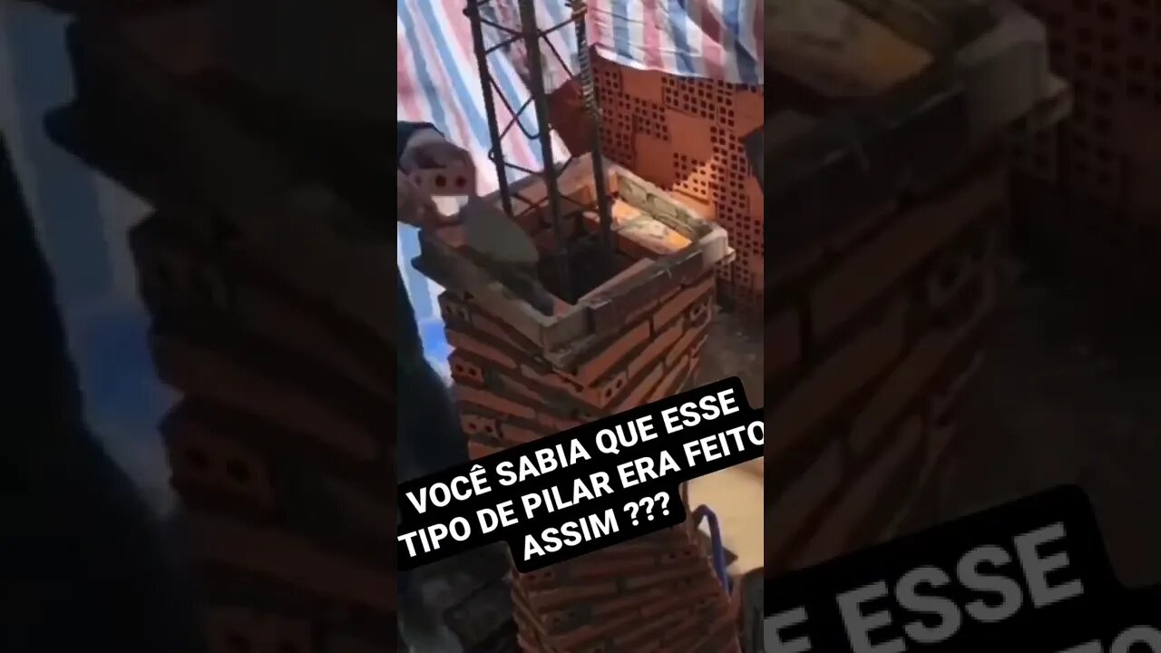 23 VOCÊ SABIA QUE ESSE PILAR ERA FEITO ASSIM #curiosidades #pedreironinja